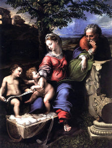  Raphael Holy Family Below the Oak - Art Print