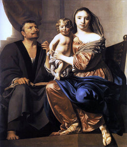  Caesar Van Everdingen Holy Family - Art Print