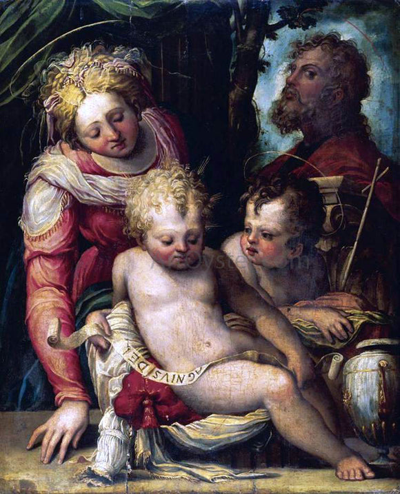  Prospero Fontana Holy Family with the Infant St John the Baptist - Art Print