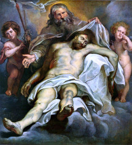  Peter Paul Rubens Holy Trinity - Art Print