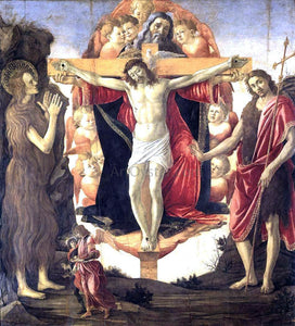  Sandro Botticelli Holy Trinity (Pala della Convertite) - Art Print