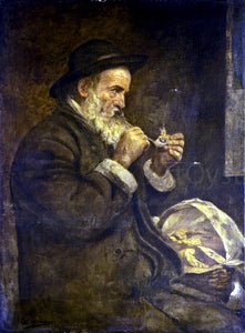  Luis Graner Hombre fumando en Pipa - Art Print