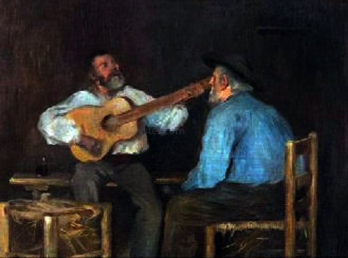  Luis Graner Hombres Tocando la Guitarra - Art Print
