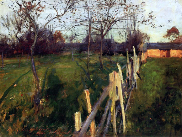  John Singer Sargent Home Fields - Art Print