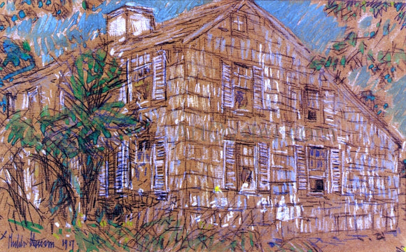  Frederick Childe Hassam Home Sweet Home Cottage - Art Print