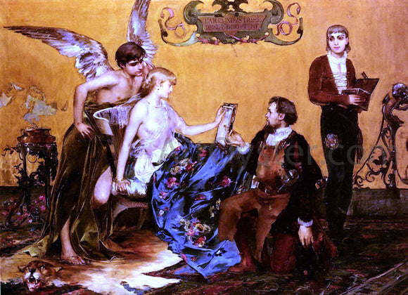  Paul Jean Gervais Hommage A La Bijouterie Francaise - Art Print