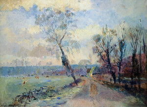  Albert Lebourg Hondouville, an Afternoon at the End of Winter - Art Print