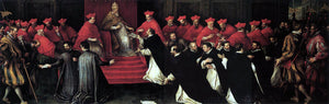  Leandro Bassano Honorius III Approving the Rule of St Dominic in 1216 - Art Print