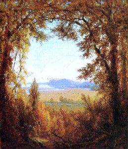  Sanford Robinson Gifford Hook Mountain on the Hudson River - Art Print