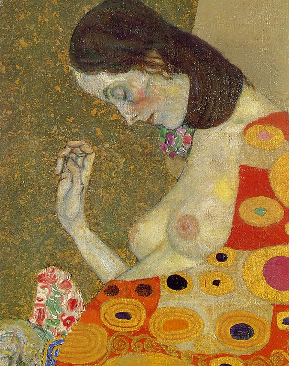  Gustav Klimt Hope II Detail - Art Print