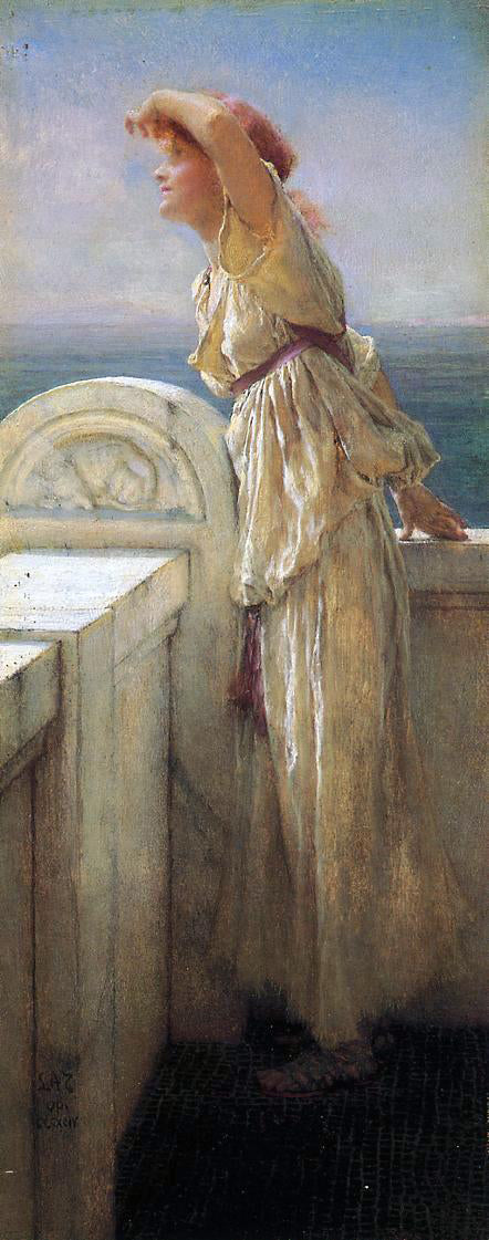  Sir Lawrence Alma-Tadema Hopeful - Art Print