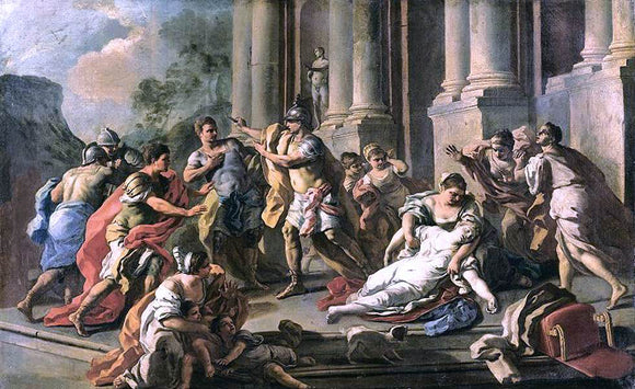  Francesco De Mura Horatius Slaying His Sister After the Defeat of the Curiatii - Art Print