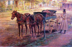  Edward Lamson Henry Horse and Buggy - Art Print