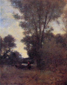  Camille Pissarro Horseman in the Forest - Art Print