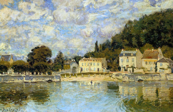  Alfred Sisley Horses being Watered at Marly-le-Roi - Art Print