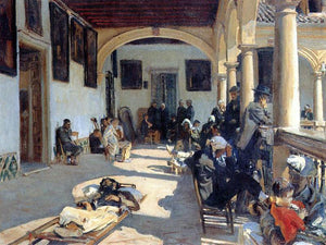  John Singer Sargent Hospital at Granada - Art Print