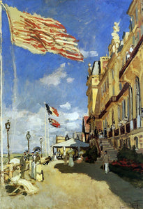  Claude Oscar Monet Hotel des Roches Noires, Trouville - Art Print