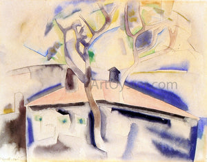  Charles Demuth House and Tree Forms #1 - Art Print