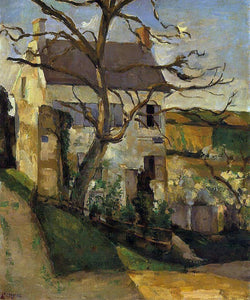  Paul Cezanne House and Tree, the Hermitage, Pontoise - Art Print