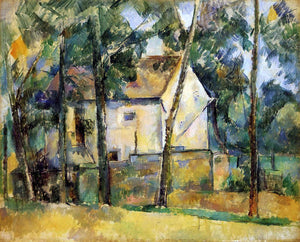  Paul Cezanne House and Trees - Art Print