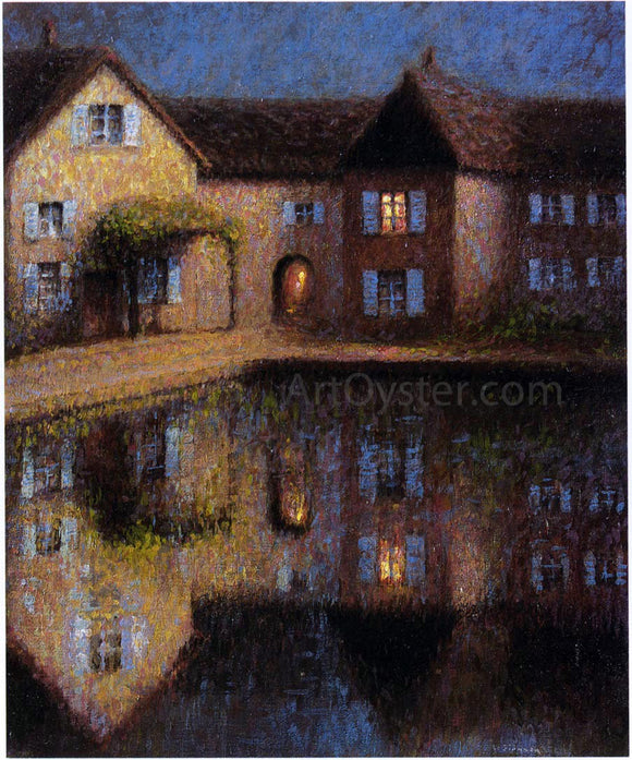  Henri Le Sidaner House by the Eau - Art Print