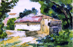  Paul Cezanne House in Provence - Art Print