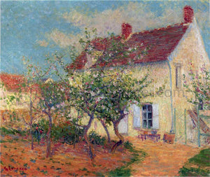  Gustave Loiseau House in the Country - Art Print