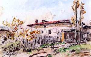  Johan Barthold Jongkind House in the Countryside - Art Print