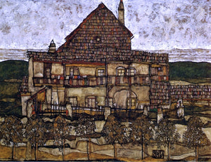  Egon Schiele House with Shingles - Art Print