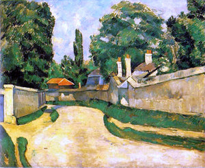  Paul Cezanne Houses along a Road - Art Print