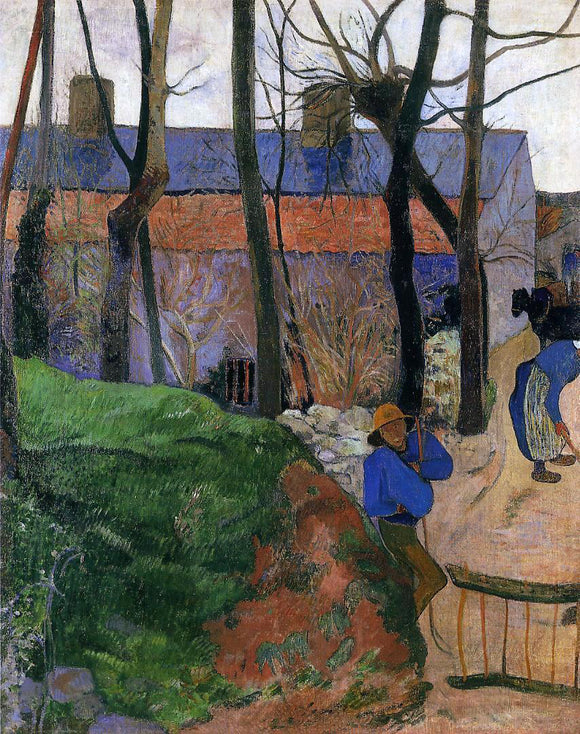  Paul Gauguin Houses in le Pouldu - Art Print