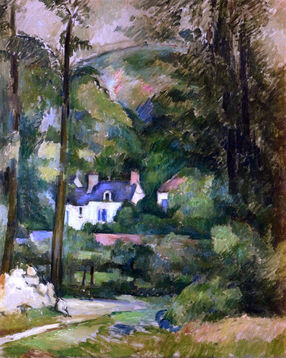  Paul Cezanne Houses in the Greenery - Art Print