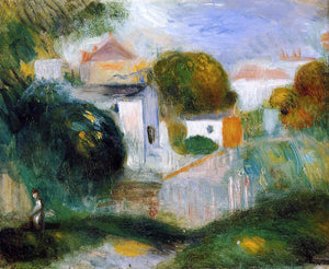  Pierre Auguste Renoir Houses in the Trees - Art Print