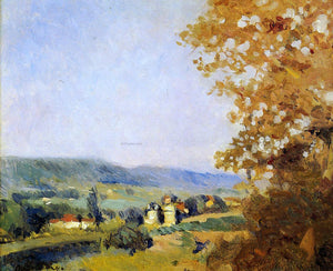  Albert Lebourg Houses in the Valley - Art Print