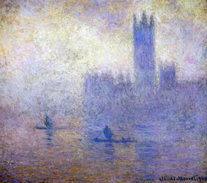  Claude Oscar Monet Houses of Parliament, Fog Effect - Art Print