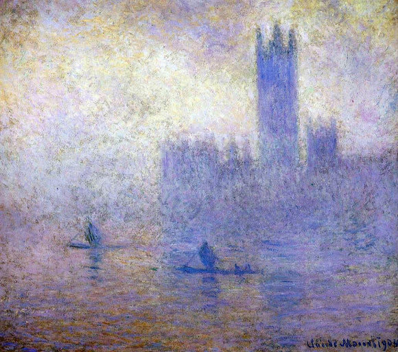  Claude Oscar Monet Houses of Parliament, Fog Effect - Art Print