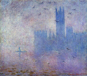  Claude Oscar Monet Houses of Parliament, Seagulls - Art Print