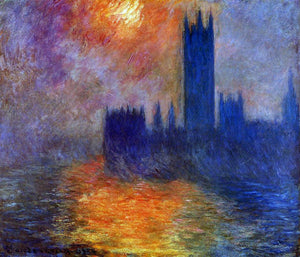  Claude Oscar Monet Houses of Parliament, Sunset - Art Print