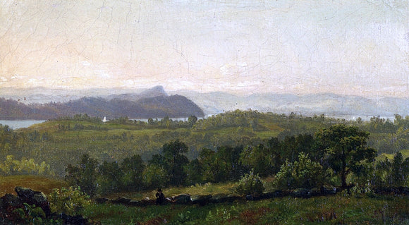  John Frederick Kensett Hudson River Looking Towards Haverstraw - Art Print