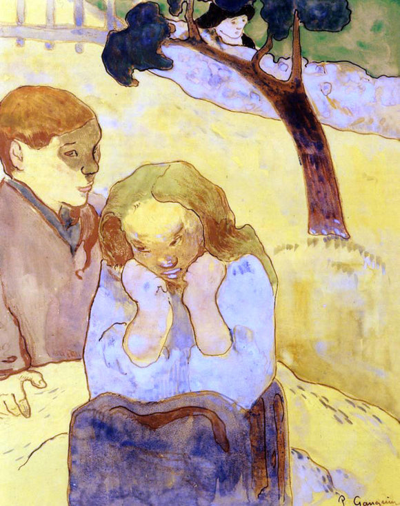  Paul Gauguin Human Misery - Art Print