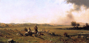  Martin Johnson Heade Hunters Resting - Art Print