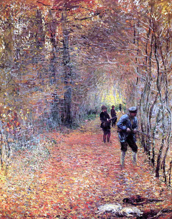  Claude Oscar Monet Hunting (also known as The Shoot) - Art Print