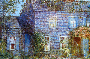  Frederick Childe Hassam Hutchison House, Easthampton - Art Print