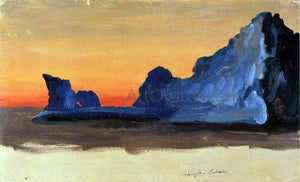  Frederic Edwin Church Icebergs at Midnight, Labrador - Art Print