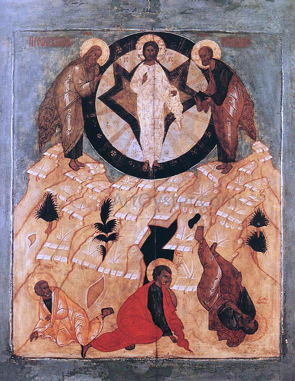  Unknown Painters Masters Icon of the Transfiguration - Art Print