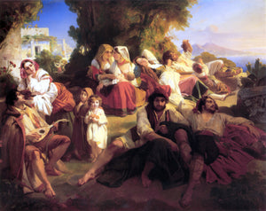  Franz Xavier Winterhalter Il dolce far niente - Art Print