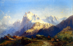  Carlo Bossoli Il Gran Sasso d'Italia - Art Print