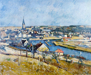  Paul Cezanne Ile de France Landscape - Art Print