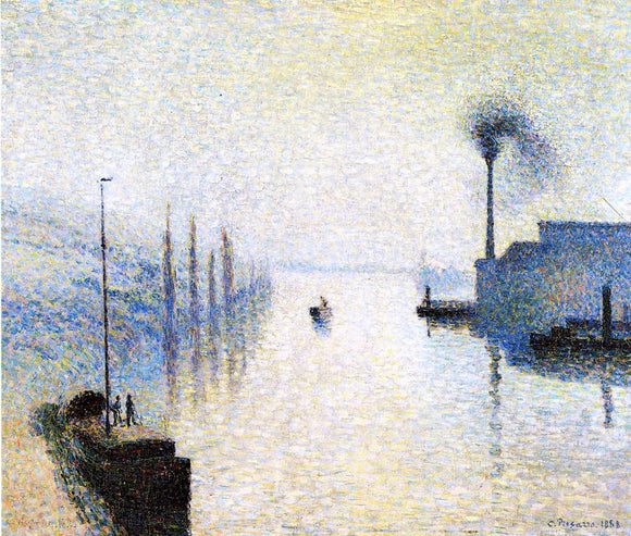  Camille Pissarro Ile Lacruix, Rouen: Effect of Fog - Art Print