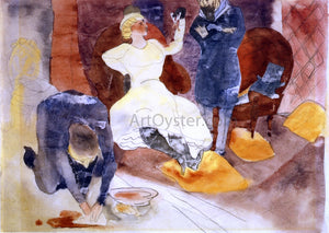  Charles Demuth Illustration No. 8 for Zola's Nana - Art Print